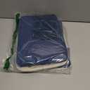 BALEINE 2 Pack Fabric Closet Storage Bins for Shelves, Linen Closet Organizers and Storage, Decorative Baskets for Organizing, Shelf, Clothes, Home, Office (Navy Blue, 12"x8"x8")