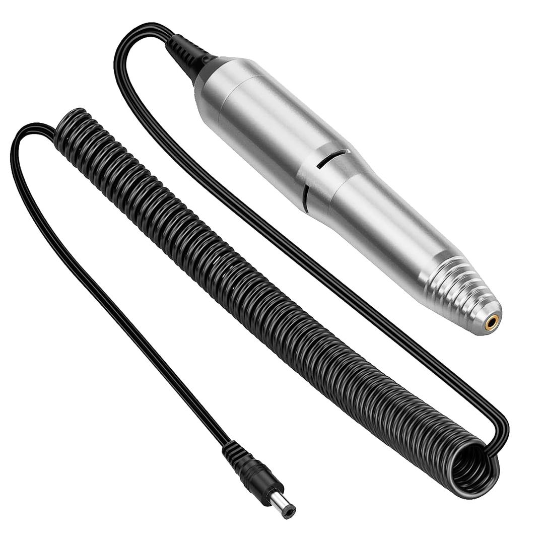 Nail Drill Handpiece Replacement for Professional Nail Drill Machine, 20000 RPM Handpeice Replacement Parts for SUBAY, ALLES, HOINVO and JIASHENG, White