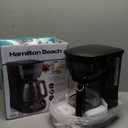 Hamilton Beach 12 Cup Programmable Drip Coffee Maker Machine, Regular & Bold Brew Options, Auto Pause and Pour, Glass Carafe, Black Stainless (46293J)