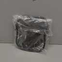 Ethereal Travel Makeup Bag, Clear Cosmetic Bag Make Up Organizer TSA Approved Toiletry Bag, Waterproof Pouch for Women Purse for Toiletries Accessories Brushes (Small (Pack of 1), 01-leather black clear)