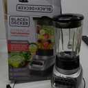 BLACK+DECKER PowerCrush Multi-Function Blender with 6-Cup Glass Jar, 4 Speed Settings, Silver