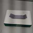 Samsers Foldable Bluetooth Keyboard with Touchpad, Full-Size Wireless Folding Keyboard with PU Leather, Portable Travel for iOS Android Windows Mac OS, Support 3 Devices (BT5.1 x 3), Silver