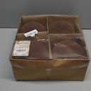 Sea Team 4-Pack Large Flocked Velvet Christmas Tree Ball Ornaments Set, Hanging Velour Baubles, Shatterproof Plastic Decorations for Xmas Tree, Wreath, Garland, 150mm/5.91 Inches, Beige