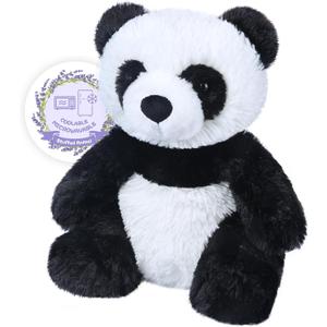 SuzziPals Heatable & Coolable Panda Stuffed Animals, Cute Microwavable Heating Pad Plushies for Soothing & Relaxation,Emotional Support Stuffed Plush Toys, Panda Gifts