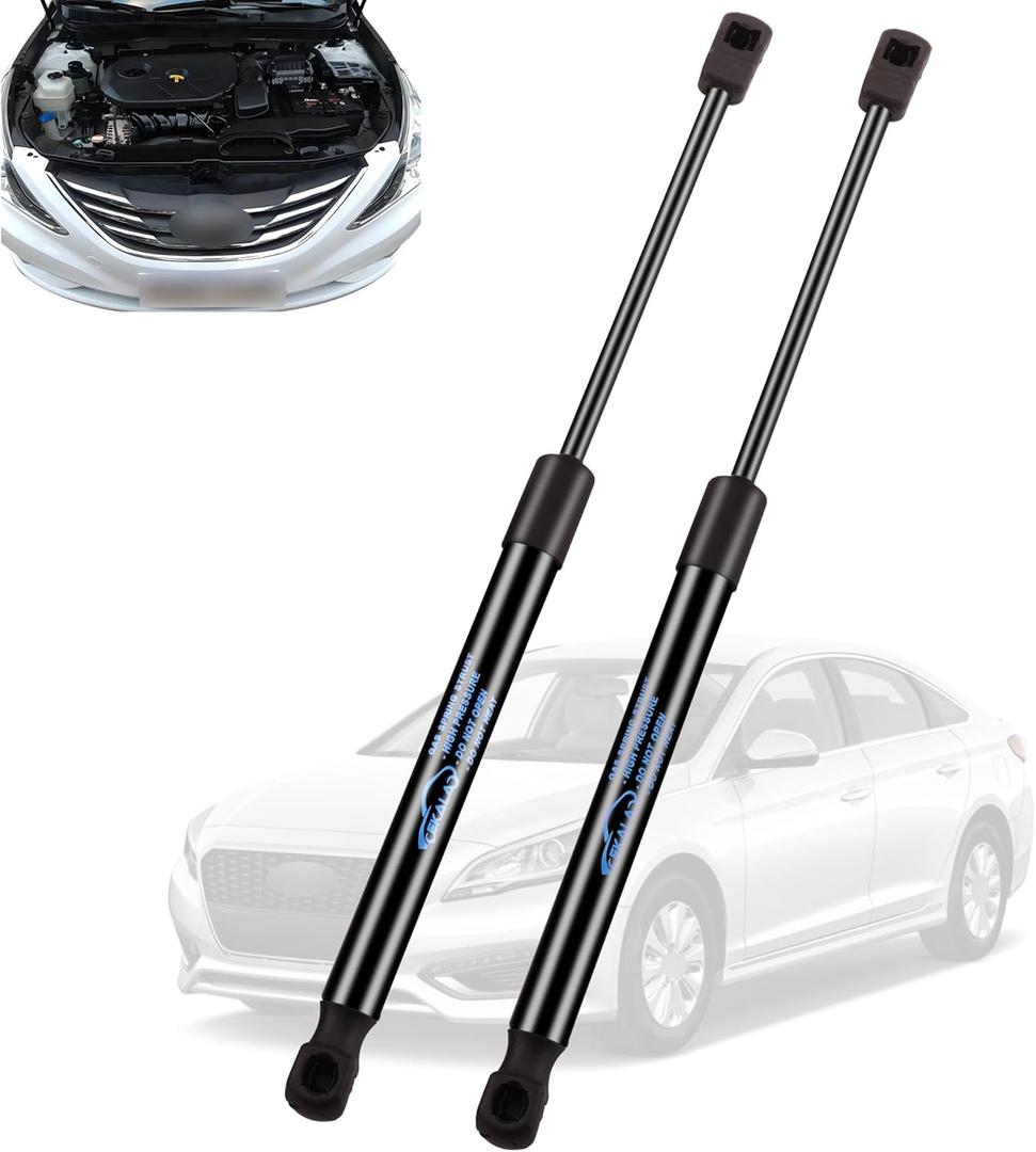 EKALA PM3570 Front Hood Struts Shock for Hyundai Sonata 2015 2016 2017 Car Hood Lift Support Struts Absorber Replace 6020, 941221, 371418, 941221, 81161C1000, 81171C1001, 2 Pcs