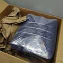 Sure-Max 12 Moving & Packing Blankets - Pro Economy - 80" x 72" (35 lb/dz weight) - Quilted Shipping Furniture Pads Navy Blue and Black