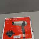 REVLON Turbo Hair Dryer | 1875 Watts of Maximum Shine, Fast Dry (Silver) (4.05x11.15x9.25 Inch (Pack of 1), Grey)