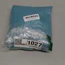 MYSKY HOME Crushed Voile Sheer Curtains for Living Room Rod Pocket Window Treatment Crinkle Sheer Curtains(2 Panels, 51" x 95", Teal)