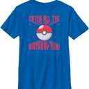 Pokemon Unisex-Child Pokeball Fun (Blue, S)