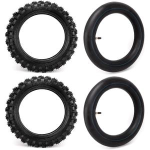 2.50-10 Dirt Bike Tire, 2.5-10" Off-Road Tire and Inner Tube for Dirt Bike with 10" Rim Compatible with Honda CRF50/XR50, Suzuki DRZ70/JR50 and Yamaha PW50