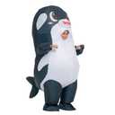Spooktacular Creations Inflatable Costume for Kids, Air Blow Up Costumes, Whale Full Body Inflatable Suit for Halloween Party