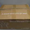 Swivel Shower Chair with Arms and Back, 450lbs Heavy Duty Shower Chair for Elderly and Disabled, Handicap Shower Chairs for Inside Shower Stool & Bath Tub Seat for Adults