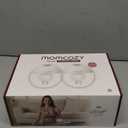 Momcozy M5 Hands-Free Wearable Breast Pump, Double-Sealed Flange for Baby-Like Comfort, 3 Modes & 9 Suction Levels, Portable Electric Pump  24mm, 2-Pack Quill Gray