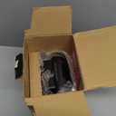 Ontel Handy Heater Turbo Wall Outlet Plug In Heater  Portable Indoor Ceramic Space Heater w/Adjustable Thermostat, 12-Hour Timer, Auto Shut Off, Quiet  Plug In Wall for Office, Bedroom, Camping