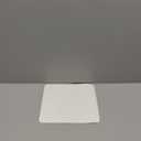 Audimi White Mouse Pad, All White Mousepad with Non-Slip Thin Mouse Mat for Computer Laptop Wireless Mouse Home Office Travel Work 9.5X7.9 Inch (24 X 20 X 0.2Cm)