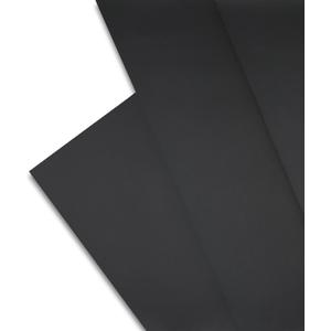 Majestic Giftware PVC Faux Leather Fabric 8 Yard (CFE4-54X288)| Black Synthetic Vinyl Faux Leather Sheets by The Yard for DIY Crafts, Upholstery | Waterproof & Easy to Clean - 54" X 288"