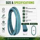 1/2 x 66'' M82462 Deck Belt - Replaces John Deere M82462 & Bad Boy 041-6400-00 for 130/160/170/175 & 240/245/260/265 Series, GT & LX Models for 38 Deck