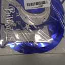 Happy 10th Birthday Blue & Silver Glitter Swirls Streamers Party Decorations - 15 Pcs 10th Birthday Hanging Swirls Streamers Kit,Cheers to Ten Years Old Bday Party Sign.