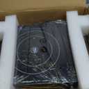 VBGK Electric Cooktop, 1800W Single Burner Induction Cooktop with 9 Power Levels, Timer and Knob Control, 110-120V