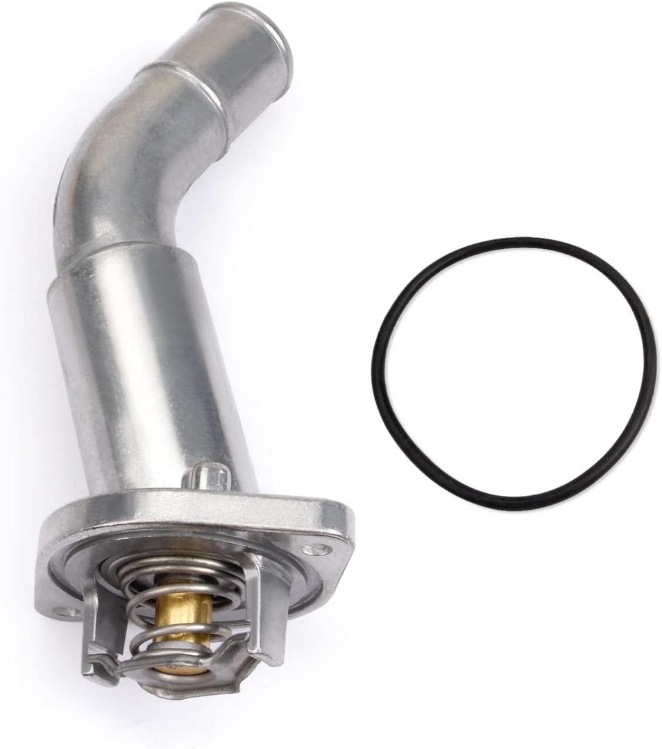 Thermostat Housing Assembly Compatible with 2002-2009 Trailblazer Envoy 9-7 Rainier Ascender Bravada 4.2L