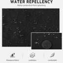 Syntus Adjustable Bib Apron with 2 Pockets Cooking Kitchen Aprons for Women Men Chef (Basic Black)