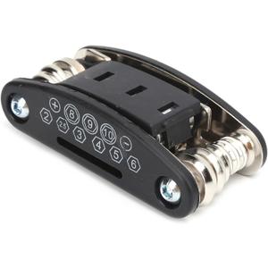 Guitar Multitool, Multi Function Wrench 13 in 1 Combination Repair Adjustment Care Tool