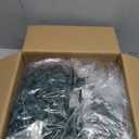 C9 LED Christmas Lights Outdoor, 68 Feet 100 LED Strawberry String Lights with 100 Spring Clamps, Waterproof Commercial Grade Extendable for Outside Roofline Patio Home Xmas Decoration, Pure White