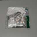 AVOIN colorlife Snowman Reindeer Snowflake Christmas Tree Skirt 36 Inch, Winter Holiday Tree Mat Decoration