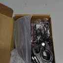 Bike Light Set USB Rechargeable - 5400mAh Bike Headlight & Taillight with Digital Display, 3 LED Super Bright 1600 Lumen 6 Lights Modes for All Bicycles, Road, Mountain, Night Riding