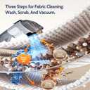 Portable Carpet Cleaner Machine,16Kpa Power Suction with Tools for Pets