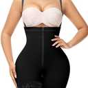 SHAPSHE Fajas Colombianas Moldeadoras Post Surgery Stage 2 Compression Garment Butt Lifting Full Body Shaper with Zipper M