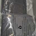 HEVUMYI 7 Pieces Queen Comforter Set, All Season Reversible Bed in a Bag, Ultra Soft Queen Bedding Set with Grey Comforter, Flat Sheet, Fitted Sheet, Pillowcases, Pillow Shams, Dark Grey