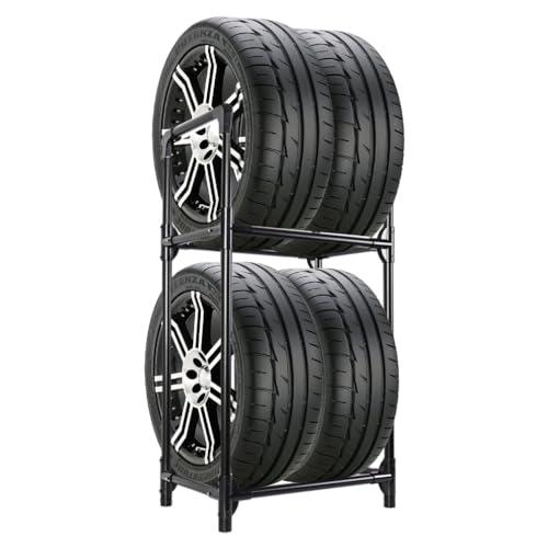 Hershii Tire Rack, Tire Storage Rack Stand Garage Storage Shelf Organizer