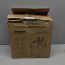 172GPH Canister Filter, External Aquarium Filter Ultra-Quiet Water Circulation Cleaning Machine with Media for Fish Tanks and Aquariums Up to 30 Gallons (172GPH) (Black)