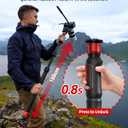 IFOOTAGE Cobra 3 Strike Monopod A150S, One-Touch Lifting Monopods Camera Stand with Pedal, Aluminum Quick Video Mono pod for Shooting Animal/Sports Event/Wedding/Live Show, Payload 11lb, 60"/150cm