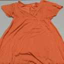 Amazon Essentials Women's V Neck Short Sleeve Waisted Maxi Dress (
Rust Orange, X-Small)