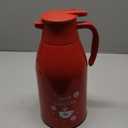 LemonRoad 2 Pcs 68 oz Hot Chocolate Drink Dispenser Red Cocoa Drink Dispenser for Keeping Christmas Hot Cocoa Bar Supplies for Chocolate Party Favors Supplies