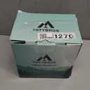 17pcs Camping Cookware Kit, 0.45Gal Pot, 7inches Pan,0.30Gal Kettle Set with 2 Set Stainless Steel Cups Plates Forks Knives Spoons for Hiking