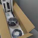 60 Inch Ceiling Fan Without Light Wood Indoor Outdoor Ceiling Fans No Light for Patios Living Room Bedroom Porch Big Ceiling Fan for Flat Sloped Ceiling(Walnut) (Deep Walnut Blades + Black Body)