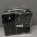 Velvet Christmas Ball Ornaments Set-46pcs Flocked Shatterproof Christmas Tree Decorations Plastic Xmas Decorative Hanging Ornaments for Xmas Holiday Home Decor,3 Sizes(Black)