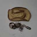 Men's Women's Straw Cowboy Hat Cowgirl Woven Sun Hat Western Cowboy Hat Two Decorative Bands