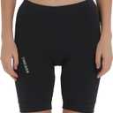 NOOYME Womens Bike Shorts for Cycling with 3D Padded Women Cycling Shorts (Black, S)