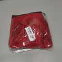 Elegant Comfort 2-Piece Sheer Panel with 2inch Rod Pocket - Window Curtains 50-inch  X 46-inch  - Red