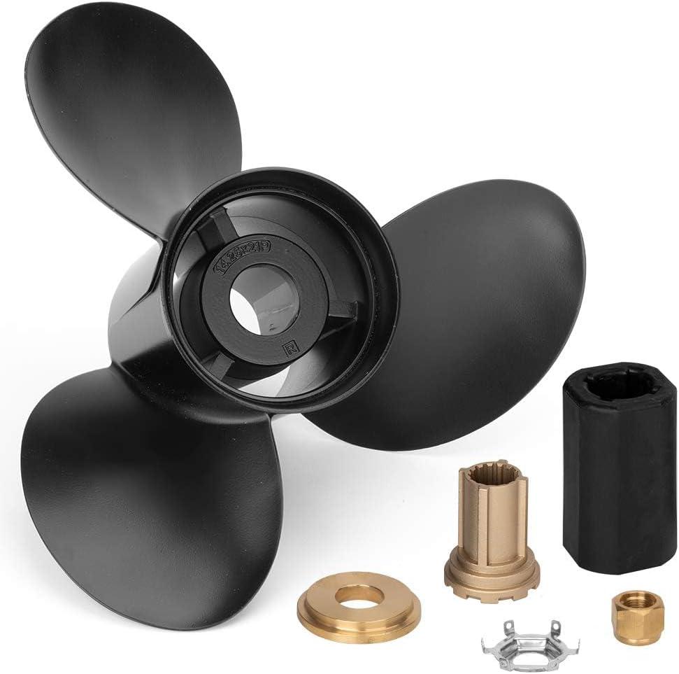 VIF Boat Propeller for Mercruiser Alpha One 15p 17p 19p 21p etc Mult-Size, 3-Blades 135-300HP