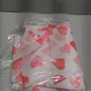 Horaldaily Valentine Tablecloth 60×60 Inch Square, Watercolor Love Hearts Pink Colored Washable Table Cover for Party Picnic Dinner Decor