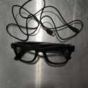 2026 Upgraded  Smart Camera Glasses, 8MP Resolution Supporting 1080P HD Video Recording, Supports Photo/Video/Audio Recording, 410mAh Battery, with AI Assistant/AI Translation/Bluetooth Calling (Black frame + blue light lens)