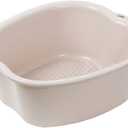 Foot Spa Soaking Tub with Massage Acupoint Large Foot Bath Soak Tub Basin Feet Spa Massage Basin Bath Bucket for feet Soking,Toe Nails, and Ankles,Pedicure Beige