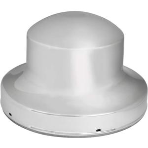 GG Grand General 40082 9.5 inches Chrome Plated Hide Away Rear Axle Cover Set for 8 Holes Uni-Mount Wheel