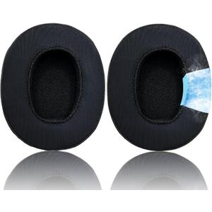 Replacement Ear Pads for Skullcandy Venue Wireless ANC, Headphones Ear Cushions Covers for Skullcandy Crusher Wireless/Evo/Hesh ANC/EVO/Crusher ANC Headset Accessories Ear Cups (Cooling Gel Black)
