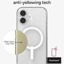 ZAGG Crystal Palace Case for iPhone 17 - Clear, Drop Protection (13ft/4m), ClearGuard AntiYellowing & ScratchResistant, MagSafe & Wireless Charging Compatible